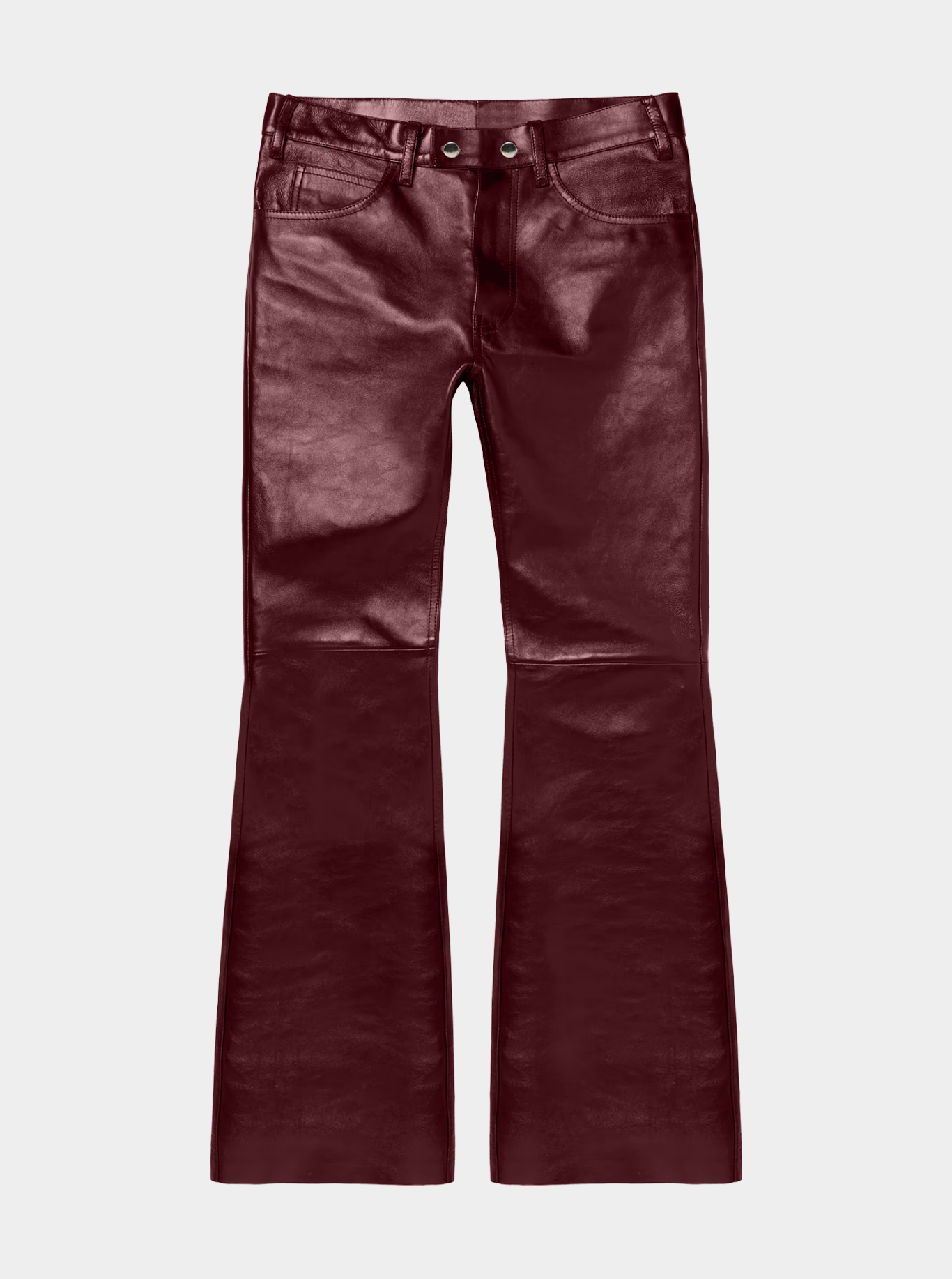 Men Strapped Leather Pants