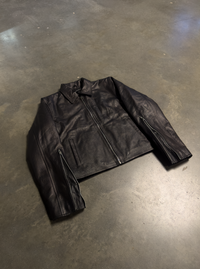 Zipped Nappa Workwear Jacket